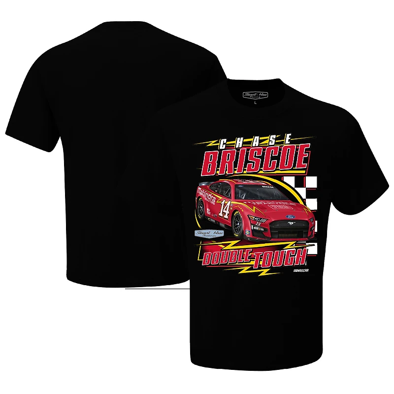 Men's Stewart-Haas Racing Team Collection Black Chase Briscoe Mahindra Tractors Throwback T-Shirt