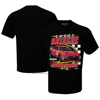 Men's Stewart-Haas Racing Team Collection Black Chase Briscoe Mahindra Tractors Throwback T-Shirt