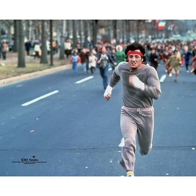 Rocky II Unsigned Rocky Chased Down Street Photograph