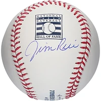 Jim Rice Boston Red Sox Autographed Hall of Fame Logo Baseball
