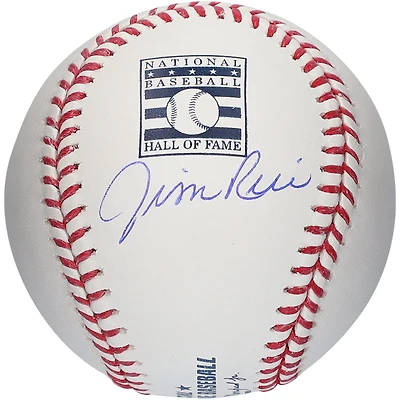 Jim Rice Boston Red Sox Autographed Hall of Fame Logo Baseball