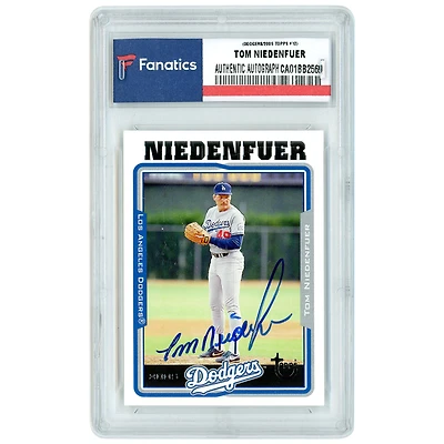 Tom Niedenfuer Los Angeles Dodgers Autographed 2005 Topps #12 Card
