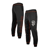 Men's New Era Black San Francisco Giants Team Split Jogger Pants