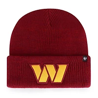 Men's '47  Burgundy Washington Commanders Brain Freeze Cuffed Knit Hat