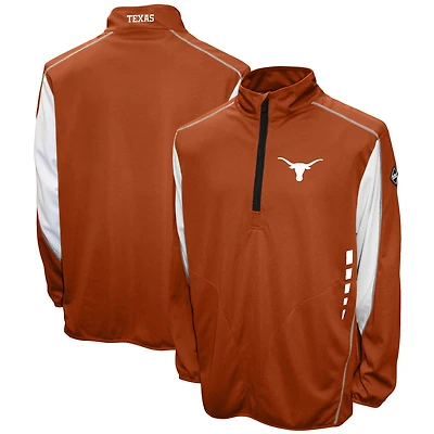 Men's Franchise Club Texas Orange Texas Longhorns Flex Thermatec Quarter-Zip Pullover Jacket