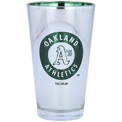 Athletics 16oz. Electroplated Pint Glass