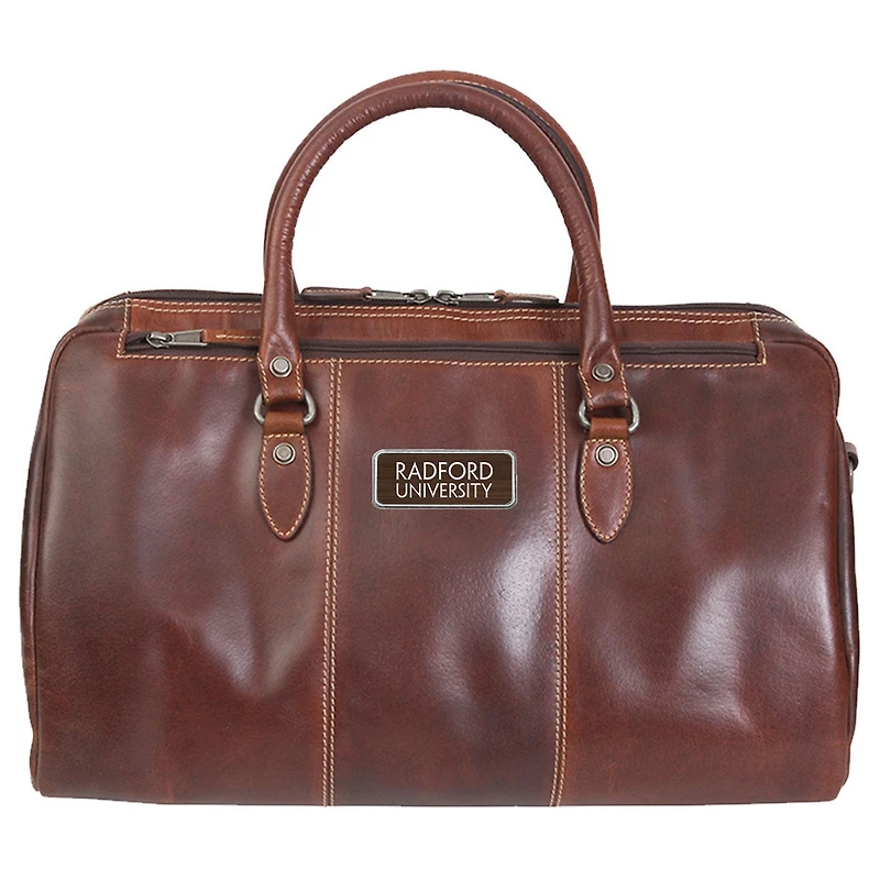 Brown Radford Highlanders Logo Plate Niagara Canyon Duffel Bag
