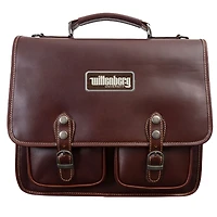 Brown Wittenberg University Tigers Logo Plate Sabino Briefcase