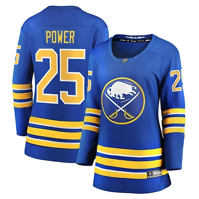 Women's Fanatics Owen Power Royal Buffalo Sabres Home Breakaway Player Jersey