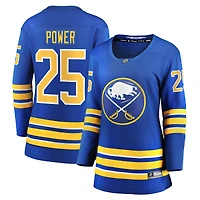 Women's Fanatics Owen Power Royal Buffalo Sabres Home Breakaway Player Jersey