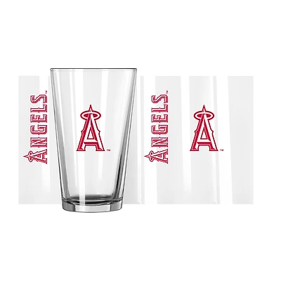 Los Angeles Angels 16oz. Team Wordmark Game Day Pint Glass
