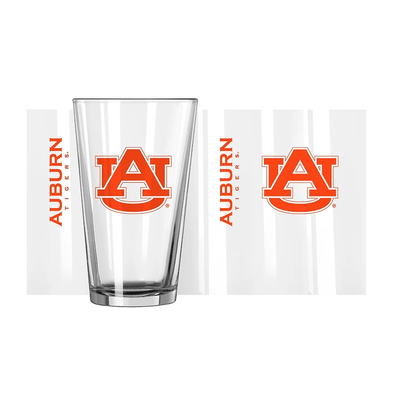Auburn Tigers 16oz. Team Wordmark Game Day Pint Glass