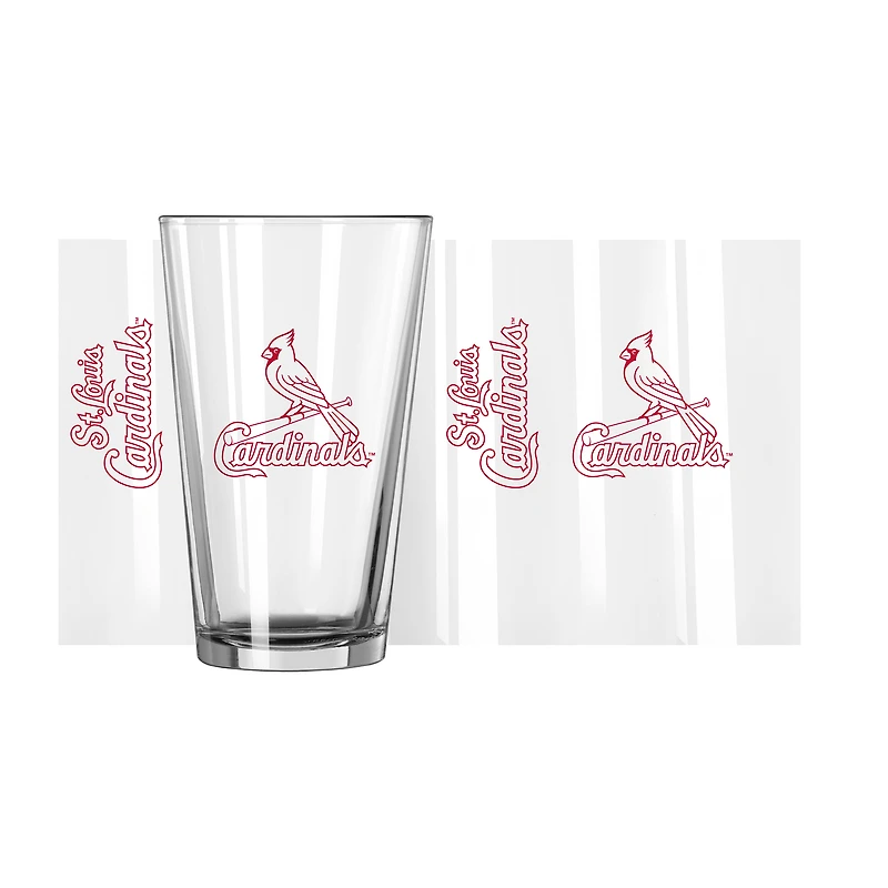 St. Louis Cardinals 16oz. Team Wordmark Game Day Pint Glass
