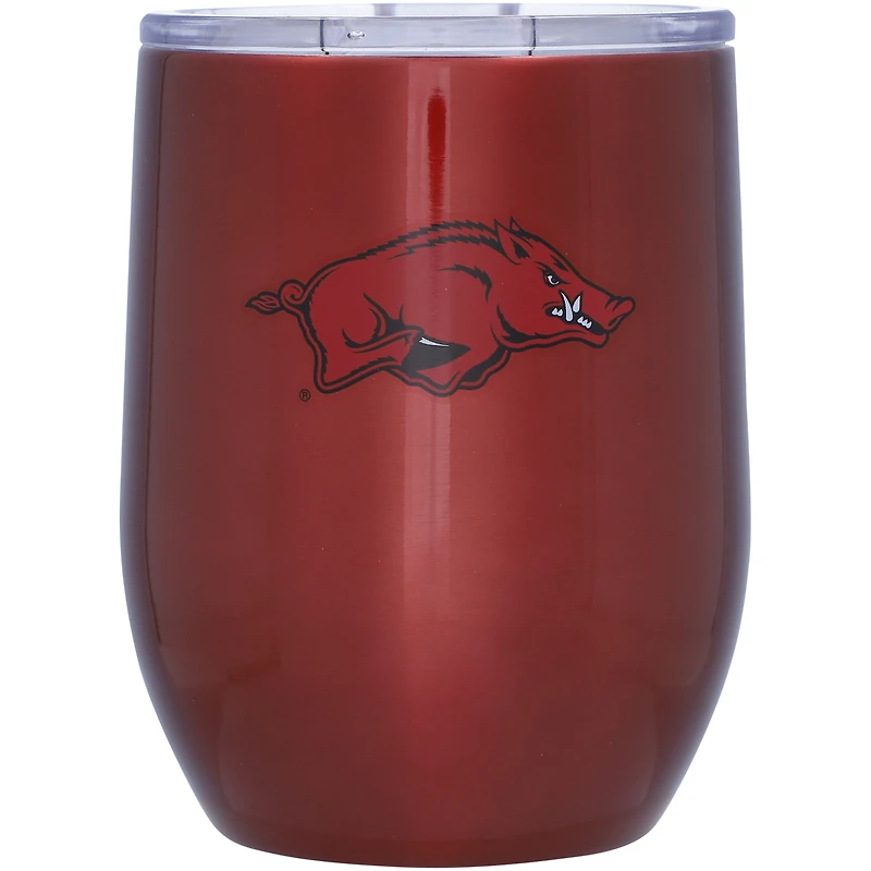 Arkansas Razorbacks 16oz. Game Day Stainless Curved Tumbler