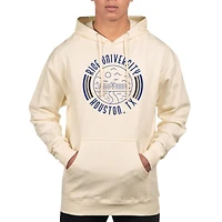 Men's Uscape Apparel Cream Rice Owls Standard Pullover Hoodie