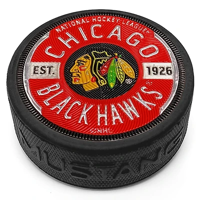 Chicago Blackhawks 3'' Trimflexx Gear Design Puck