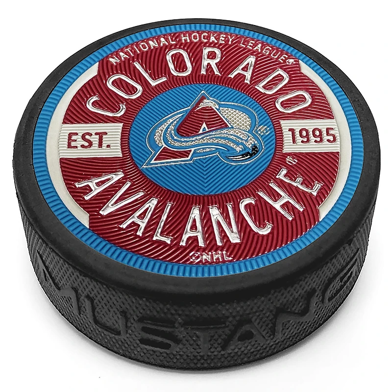 Colorado Avalanche 3'' Trimflexx Gear Design Puck