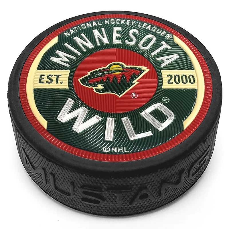Minnesota Wild 3'' Trimflexx Gear Design Puck