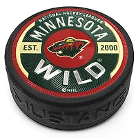 Minnesota Wild 3'' Trimflexx Gear Design Puck