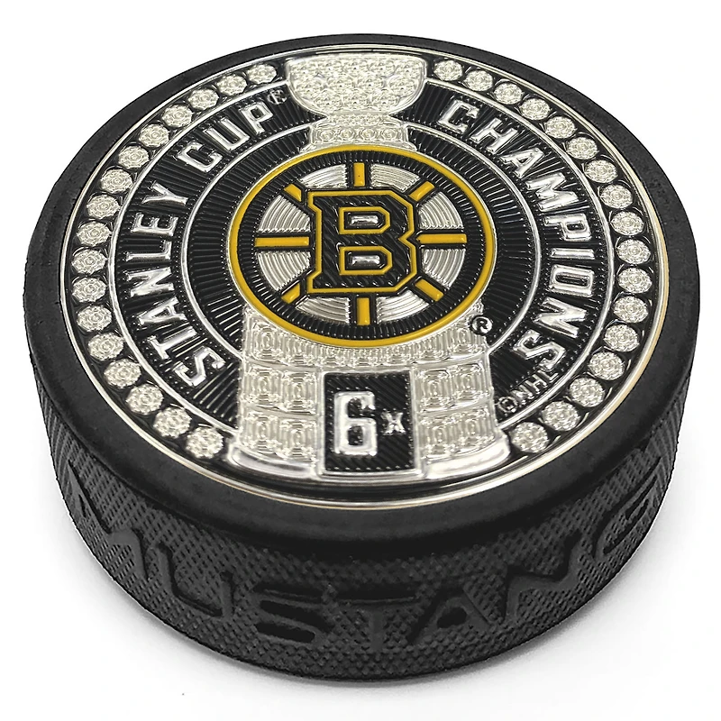 Boston Bruins 6-Time Stanley Cup Champions 3'' Dynasty Trimflexx Puck
