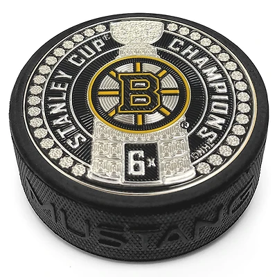 Boston Bruins 6-Time Stanley Cup Champions 3'' Dynasty Trimflexx Puck