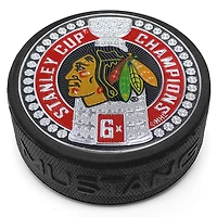 Chicago Blackhawks 6-Time Stanley Cup Champions 3'' Dynasty Trimflexx Puck