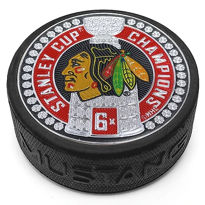 Chicago Blackhawks 6-Time Stanley Cup Champions 3'' Dynasty Trimflexx Puck