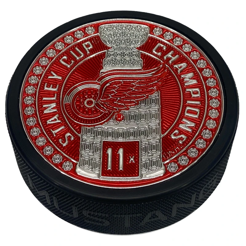 Detroit Red Wings 11-Time Stanley Cup Champions 3'' Dynasty Trimflexx Puck