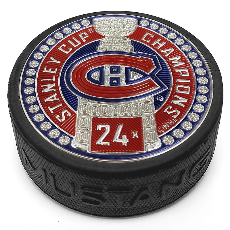 Montreal Canadiens 24-Time Stanley Cup Champions 3'' Dynasty Trimflexx Puck