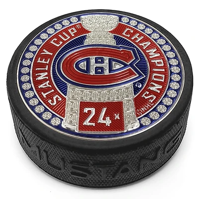 Montreal Canadiens 24-Time Stanley Cup Champions 3'' Dynasty Trimflexx Puck