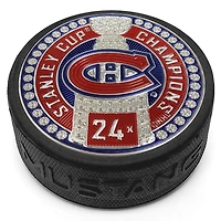Montreal Canadiens 24-Time Stanley Cup Champions 3'' Dynasty Trimflexx Puck