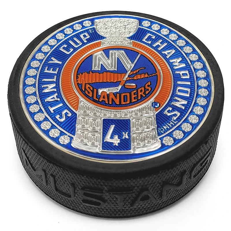 New York Islanders 4-Time Stanley Cup Champions 3'' Dynasty Trimflexx Puck
