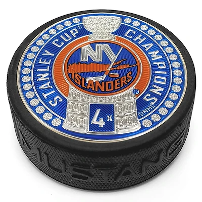 New York Islanders 4-Time Stanley Cup Champions 3'' Dynasty Trimflexx Puck