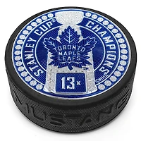 Toronto Maple Leafs 13-Time Stanley Cup Champions 3'' Dynasty Trimflexx Puck
