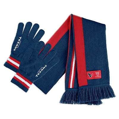 WEAR by Erin Andrews Houston Texans Scarf and Glove Set