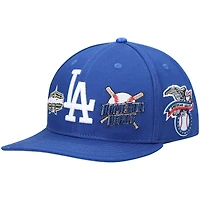 Men's Pro Standard Royal Los Angeles Dodgers All-Star Multi Hit Wool Snapback Hat