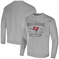 Men's NFL x Darius Rucker Collection by Fanatics Heather Gray Tampa Bay Buccaneers Pullover Sweatshirt