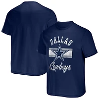 Men's NFL x Darius Rucker Collection by Fanatics Navy Dallas Cowboys Stripe T-Shirt