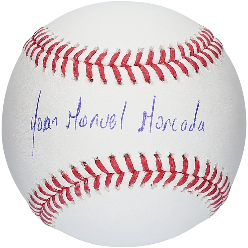 Yoán Moncada Los Angeles Angels Autographed Baseball - Full Name Signature
