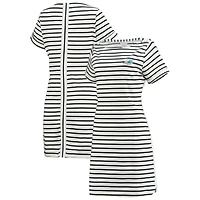 Women's Tommy Bahama White Miami Dolphins Tri-Blend Jovanna Striped Dress