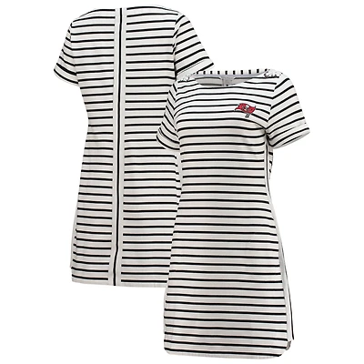 Women's Tommy Bahama White Tampa Bay Buccaneers Tri-Blend Jovanna Striped Dress