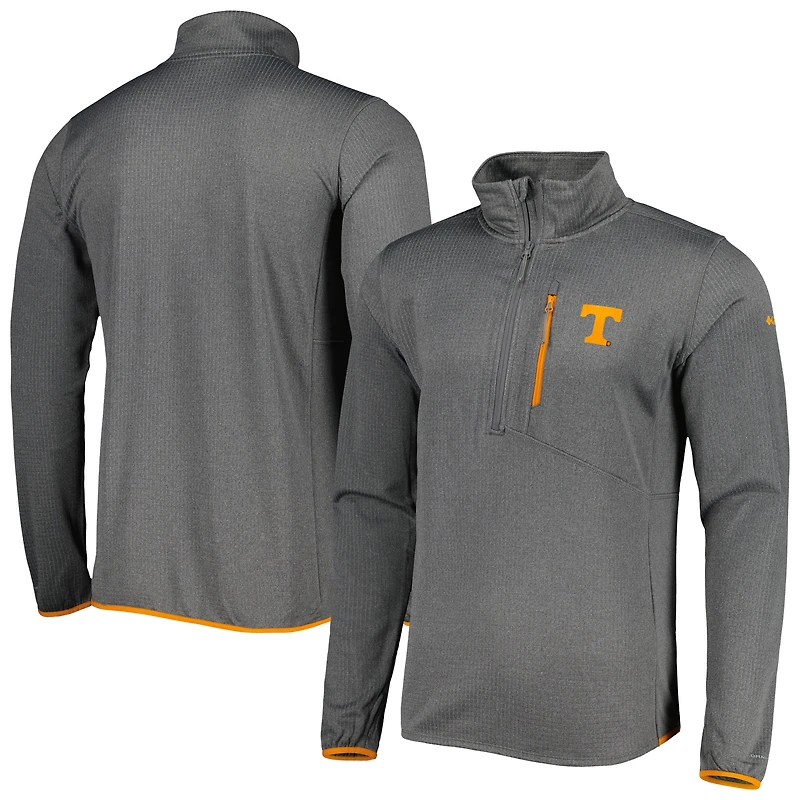 Men's Columbia Gray Tennessee Volunteers Park View Omni-Wick Half-Zip Top