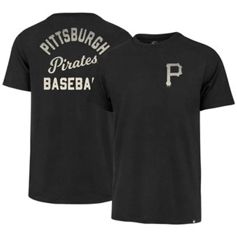 Men's '47  Black Pittsburgh Pirates Turn Back Franklin T-Shirt