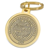 Gold Eastern Oregon Mountaineers Split-Wire Key Ring