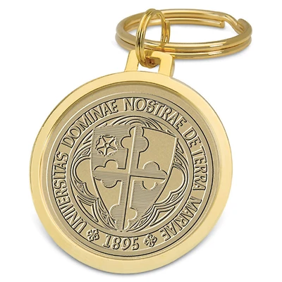 Gold Notre Dame of Maryland Gators Split-Wire Key Ring