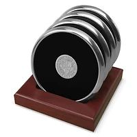 Silver Notre Dame of Maryland Gators 4-Piece Coaster Set