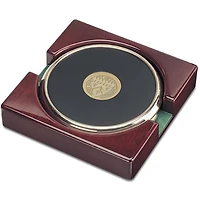 Gold Loras College Duhawks 2-Piece Coaster Set
