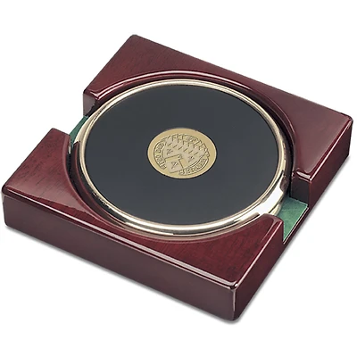 Gold Loras College Duhawks 2-Piece Coaster Set
