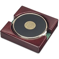 Gold Nichols College Bison 2-Piece Coaster Set