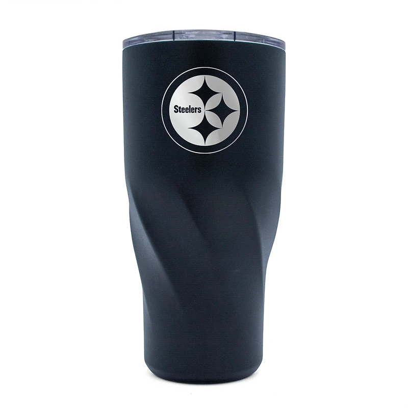 WinCraft Pittsburgh Steelers 30oz. Morgan Stainless Steel Tumbler